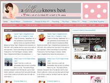 Tablet Screenshot of amomknowsbest.com